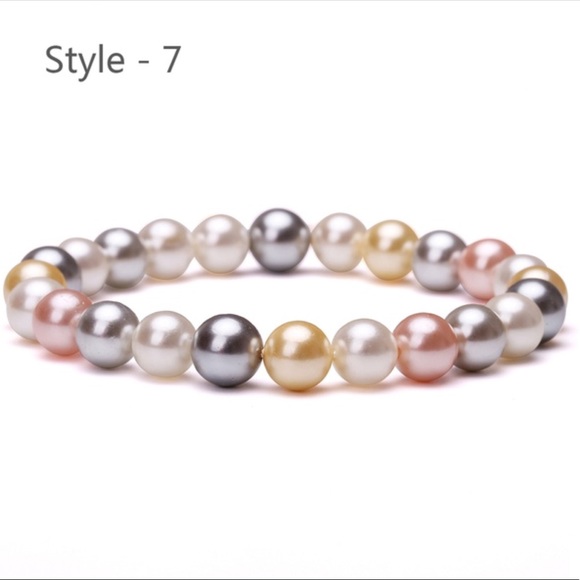 FAUX PEARL BRACELETS 2 $8 - Picture 3 of 7